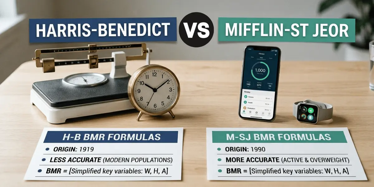Harris-Benedict vs. Mifflin-St Jeor: What the Research Actually Shows