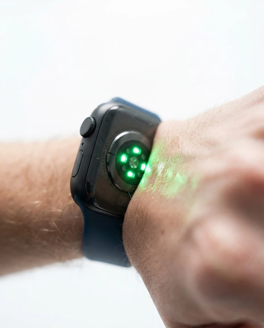 Macro view of a biometric sensor